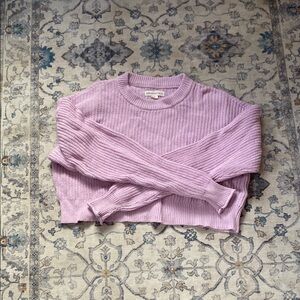 Aeropostale Lavender Crew Neck Sweater
